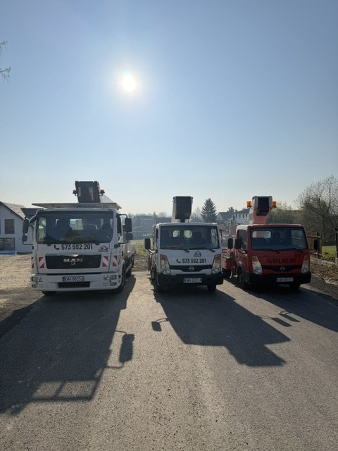 Flota RADMAT — zwyżki 22m, 27m, 30m gotowe do pracy